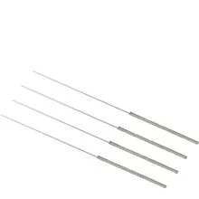 100 Piezas Agujas de Acupuntura Corporales HuanQiu - Plateado - Ver 5