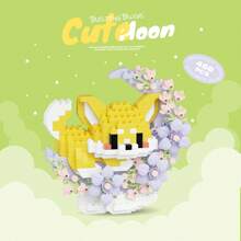 Creative Moon Flower Animals Small Particle Building Blocks,Micro Blocks DIY Toys,Cat Panda Nano Bricks Games, Valentine'S Day Gifts/New Year Gifts/Christmas Gifts, Desktop Decorations, Cute Ornaments - Multicolor - View 17