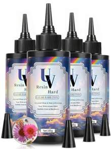 100g-500gUV Resin Glue Transparent Epoxy Resin UV Glue Ultraviolet Curing Quick Drying Adhesive UV Lamp DIY Resin Jewelry Making Supplies