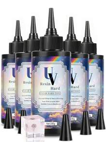 100g-500gUV Resin Glue Transparent Epoxy Resin UV Glue Ultraviolet Curing Quick Drying Adhesive UV Lamp DIY Resin Jewelry Making Supplies