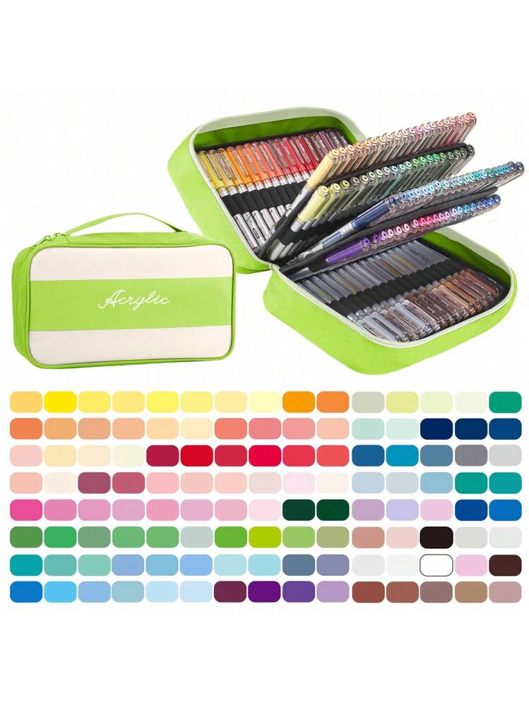 Diboniur 24 Colori Pennarelli Acrilici Doppia Punta, Punta Fine Pennello e Punta Media Set, Pennarelli Acrylic Marker Ad Acqua per Dipingere Sassi, Ceramica, Legno, Vetro, Tessuti, Colorare