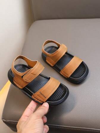 1 par fashionabla och bekväma halkfria mjuka botten Fritidskläder för bebis sommarkläder Anti-Kick Feet Sportsandaler