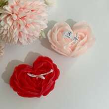 Love Roses Heart-Shaped Flower-Scented Candle, Valentine's Day Gifts, Decorative Candle, Birthday Candles, Aromatherapy Candle Handmade, Long Burning, Highly Scented, Suitable For Wedding Decor, Proposal, Holiday, Festival, Party, Home Decoration, Room Decor, Perfect Gift For Women, Lover, Bestfriend Gifts, Winter Gift, Candles Cute, Aromatherapy Candle, Candles Home Decoration, Candle Centerpiece, Mother's Day Graduation