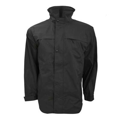Result Mens MidWeight MultiFunction Waterproof Windproof Jacket (Black/Grey) - 100% Polyester