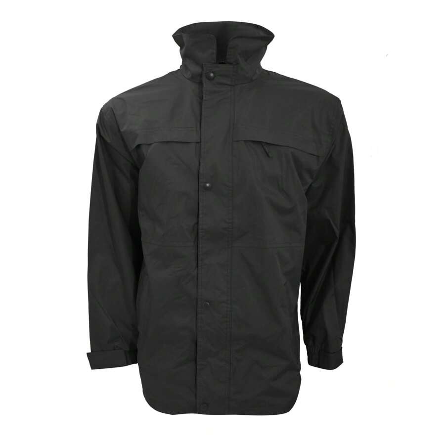 Result Mens MidWeight MultiFunction Waterproof Windproof Jacket (Black/Grey) - 100% Polyester - Black - View 1
