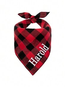 1PC spersonalizowana chustka dla psa haftowana nazwa niestandardowa chusta na szyję szalik dla psa trójkątne śliniaki chustka akcesoria do kostiumów dla zwierząt domowych dla małych średnich dużych psów kotów zwierząt domowych prezent urodzinowy