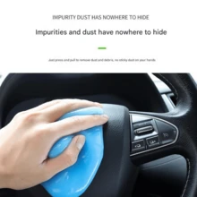 Car Cleaning Gel 3-Piece Car Cleaning Kit Car Cleaning Supplies For Car Vent Cleaning Computer Keyboard Computer Keyboard -160g - Blue - View 6