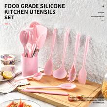 Keidason Conjunto de 15 piezas de utensilios de cocina de silicona - Utensilios de cocina resistentes al calor de hasta 230°C, espátula, pinzas, cuchara, brocha, batidor, conjunto de utensilios de cocina y accesorios para ollas antiadherentes, aptos para lavavajillas