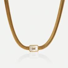 S SHOPBOHO 1pc Vintage Bohemian Style Chunky Snake Chain Shell Stone Pendant Bracelet, For Women - 簡約鏈條 - 查看 16