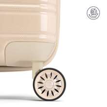 IFLY Hardside Fibertech Luggage 20" Carry-On Luggage, Cotton Candy - Champagne - View 9