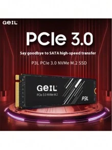 GEIL Ổ cứng SSD 1TB M.2 PCIE3.0 NVME, Ổ cứng thể rắn tốc độ cao 3200MB/giây dành cho máy tính để bàn và máy tính xách tay - P3L - Xem 2