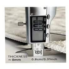 1 块畅销的现代几何设计地毯，柔软的人造羊毛材料，精致的边缘，亲肤舒适，抗起球，防水且易于清洁，防滑，无味 - 适用于家居装饰、房间装饰、小地毯、客厅地毯、卧室地毯、浴室地毯、厨房地毯、装饰地毯、酒店装饰 - 四季使用 - 彩色 - 查看 10