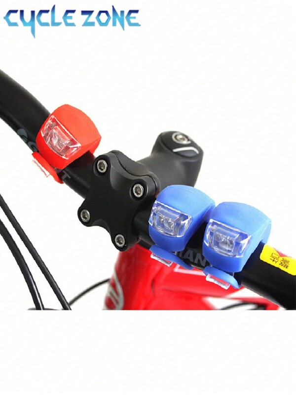 Cycle Zone Lumière D'avertissement De Grenouille En Silicone Led Pour Vélo / Scooter / Voiture D'équilibre