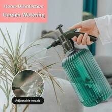 2L Portable Pressure Garden Spray Bottle Kettle Plant Flowers Watering Can Pressurized Sprayer Gardening Tools Accessories - Green - View 2