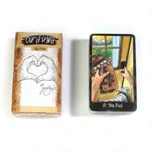 1pc Mystic Card For Fortune Telling Game, Party Gathering Game - Out Of The Hand - White - View 2