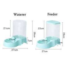 3.8L Pp Material Pet Feeder Pet Fountain Drink Bowl Automatic Pet Feeder Large Dog Food Dispenser