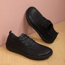 Men's Outdoor Solid Color Wide Toe Flat Board Shoes Casual Five Finger Shoes Low Top Comfortable Soft Casual Shoes