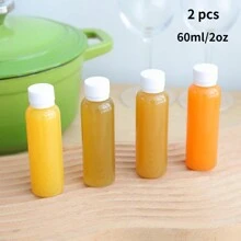 22/12/2 件透明塑料瓶迷你果汁瓶带螺旋盖小型空液体小瓶冰箱安全饮用饮料容器防漏适用于果汁牛奶水饮料。适用于果汁、牛奶、冰沙、冰咖啡、新鲜水果奶昔、酱汁、糖浆。方便快捷。 - 彩色 - 查看 13