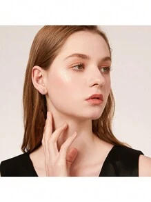 1 Pair Of 16G Stainless Steel Round Heart Five-Pointed Star Zirconia Lip Stud Nose Stud Lip Stud Monroe Lip Ring Spiral Earrings