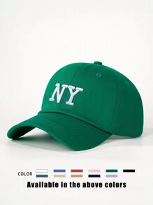 Mũ lưỡi trai thêu logo NY, có thể điều chỉnh, kiểu dáng thường ngày, thích hợp cho mùa xuân, mùa thu, du lịch, đi biển, phong cách Y2K dành cho giới trẻ, kỳ nghỉ, lễ hội. - mũ bóng chày - Xem 6