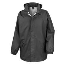 Result Mens Core Midweight Waterproof Windproof Jacket (Black) - 100% Polyester - 黑色 - 查看 1