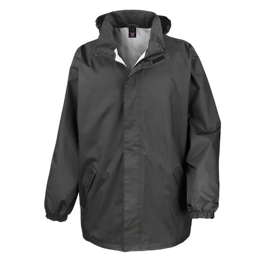 Result Mens Core Midweight Waterproof Windproof Jacket (Black) - 100% Polyester - 黑色 - 查看 1