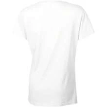 Gildan T-shirt a maniche corte bianca, vestibilità Missy, in cotone pesante, per donne/signore - Bianco - Visualizzare 2