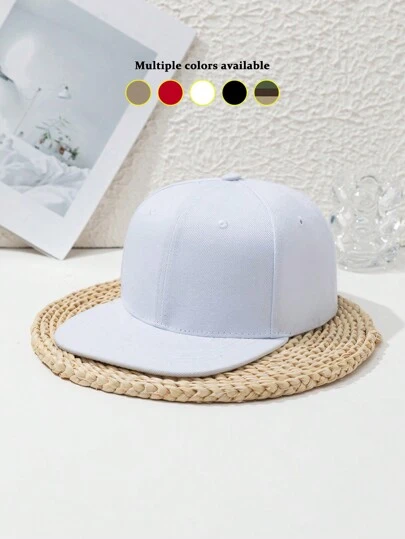 1 st unisex K-style snapback-keps, cool hiphop justerbar enfärgad casual street dance utomhussporter strandkeps, lämplig för vår, sommar, höst, vinter