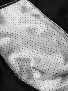 Men's Fashionable Black Boxer Briefs With "Warning: Loading" Print, Breathable Pattern Short Underwear - Black - View 8