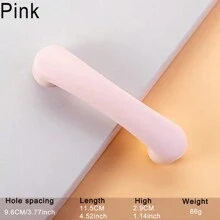 1/2 piezas Perilla/Tirador de gabinete/cajón de cerámica sólida, en lindos colores de macarrón, adecuados para habitación de niños, gabinete de cocina, armario, tocador, tiradores de puerta de gabinete, incluye tornillos