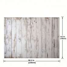 Retro Wooden Floor Background Fabric - Polyester Fiber, No Need For Power, Suitable For Photo Booths And Parties