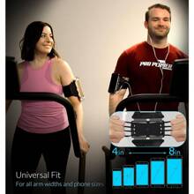 Rotatable Running Armband Cell Phone Holder For Running Or Walking  (Black) - Black - View 5