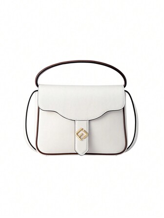 FION Women Top Handle Bags Ancient Leather Crossbody Shoulder Handbag With Removable Crossbody Strap FAAFVKB008