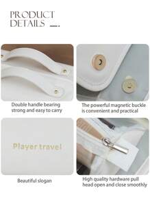 1 pieza Bolsa de maquillaje personalizada, con nombre personalizado, organizador de cosméticos multifuncional, regalo para dama de honor, regalo de cumpleaños, regalo para la abuela, regalo de aniversario, regalo del Día de San Valentín, regalo del Día de la Madre, regalo para la mejor amiga, regalo para mamá, regalo para la novia, regalo para ella, regalo para la esposa, bolsa de maquillaje, accesorios de viaje