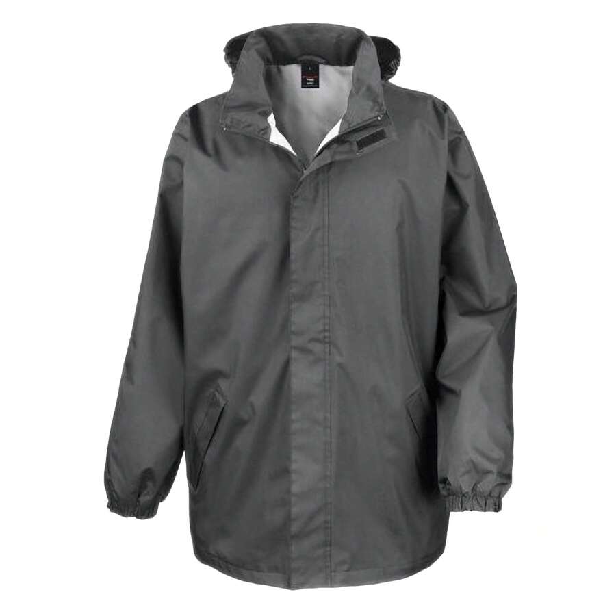 Result Mens Core Midweight Waterproof Windproof Jacket (Steel Grey) - 100% Polyester - Grey - View 1