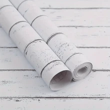 1 Gulungan Wallpaper PVC Mengkilap 1m/3 Meter/5m, Siap Pakai, Dapat Dilepas dan Tahan Minyak, Cocok untuk Dekorasi Minimalis, Lemari, Meja Rias, Stiker Dinding Dekoratif, Ukuran: 17,71 Inci x 397,4 Inci - Putih - View 3