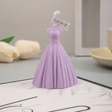 1pc, Wedding Aromatherapy Candles, Creative Styling, Evening Dress Dresses, Wedding Candle Decorations, Home Decorations, Souvenirs, Valentine's Day,Holiday Gifts