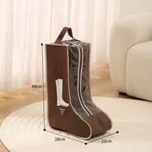 1/2 pièces Sac de rangement pour bottes longues et courtes, sac de rangement pour chaussures, housse de protection anti-poussière pour chaussures, sac de rangement pour housses de chaussures, sac de transport pour bottes, sac de rangement élégant pour housses de chaussures, sac de rangement non tissé pour housses de chaussures pour le voyage et la maison