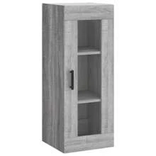Highboard Grey Sonoma Engineered Wood Storage Cabinet 34.80 Cm Modern Design - Grey - View 4