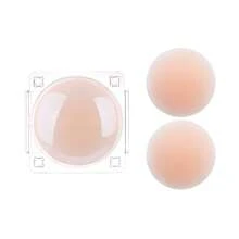2 piezas de cubrepezones reutilizables sin adhesivo, 100% de silicona, cubrepezones sin pegamento