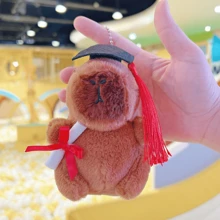 Random Color Capybara Graduate Plush Pendant, Small Gift For Graduation Season - Multicolor - View 7