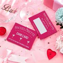 20 piezas Cartas del juego de retos para despedida de soltera, tarjetas de lotería para rascar DIY de fiesta individual creativa para vacaciones, nupcial, celebración de boda