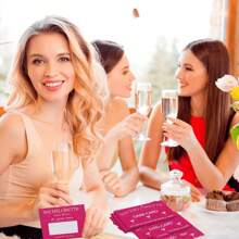 20 piezas Cartas del juego de retos para despedida de soltera, tarjetas de lotería para rascar DIY de fiesta individual creativa para vacaciones, nupcial, celebración de boda