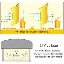 Electric Heating Pad Full Body Wraps Woolala Knee Hands Foot Warmer 6 Temperature Levels Auto Shut Off Washable - Brown1 - View 7