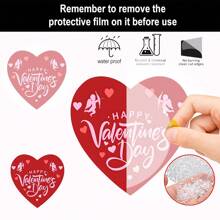 1 Adorno de corazón rojo de acrílico para el Día de San Valentín, decoración de puerta interior y exterior con tema de amor, decoraciones para fiestas festivas, material de acrílico, sin necesidad de electricidad ni pilas, adecuado para el Día de San Valentín, Regalos de San Valentín, Decoraciones de San Valentín, Decoración del hogar, Decoración de habitaciones, Decoración de paredes - Multicolor - Ver 9