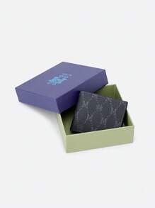 FION Monedero para presbicia, nuevo estilo corto para hombre, cartera todo en uno de negocios simple, tarjetero NCATJNL001