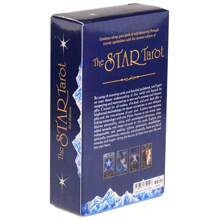 1pc The Star Tarot Card Deck For Fortune Telling, Party Game - Navy Blue - View 2
