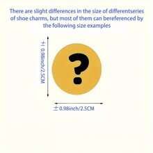 1pc Black & White Letter Series Shoe Charms, Suitable For Slippers & Sandals, PVC Shoe Accessories, Unisex, Christmas, Birthday, Party Gifts