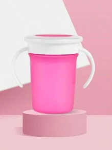 360° Magic Water Cup, Infant & Toddler Drinking Cup, Silicone Sippy Cup With Handle And Lid, Anti-Spill Anti-Choke Design, Slow Flow Prevents Choking - Multicolor - View 18