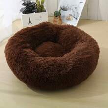 Home Plush Pet Nest Winter Cat Nest Dog Nest Warm Detachable And Washable Round Cat Nest Pet Bed Seasonal Universal Decoration